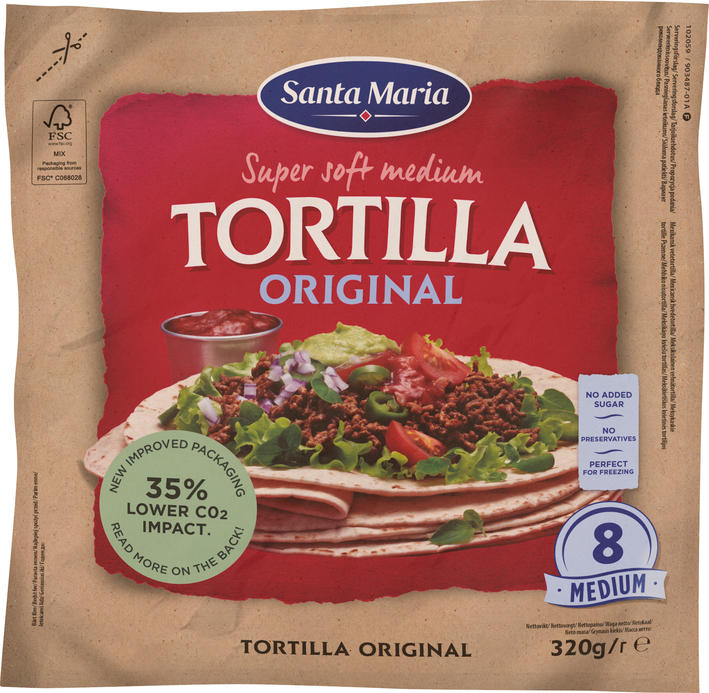 Soft Tortilla Original Medium (8-pack)