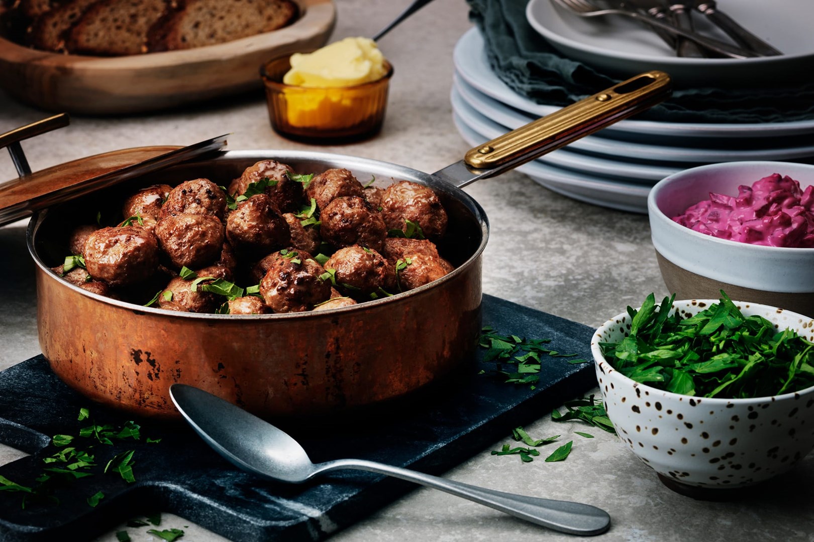 Boulettes de viande de Santa Claus