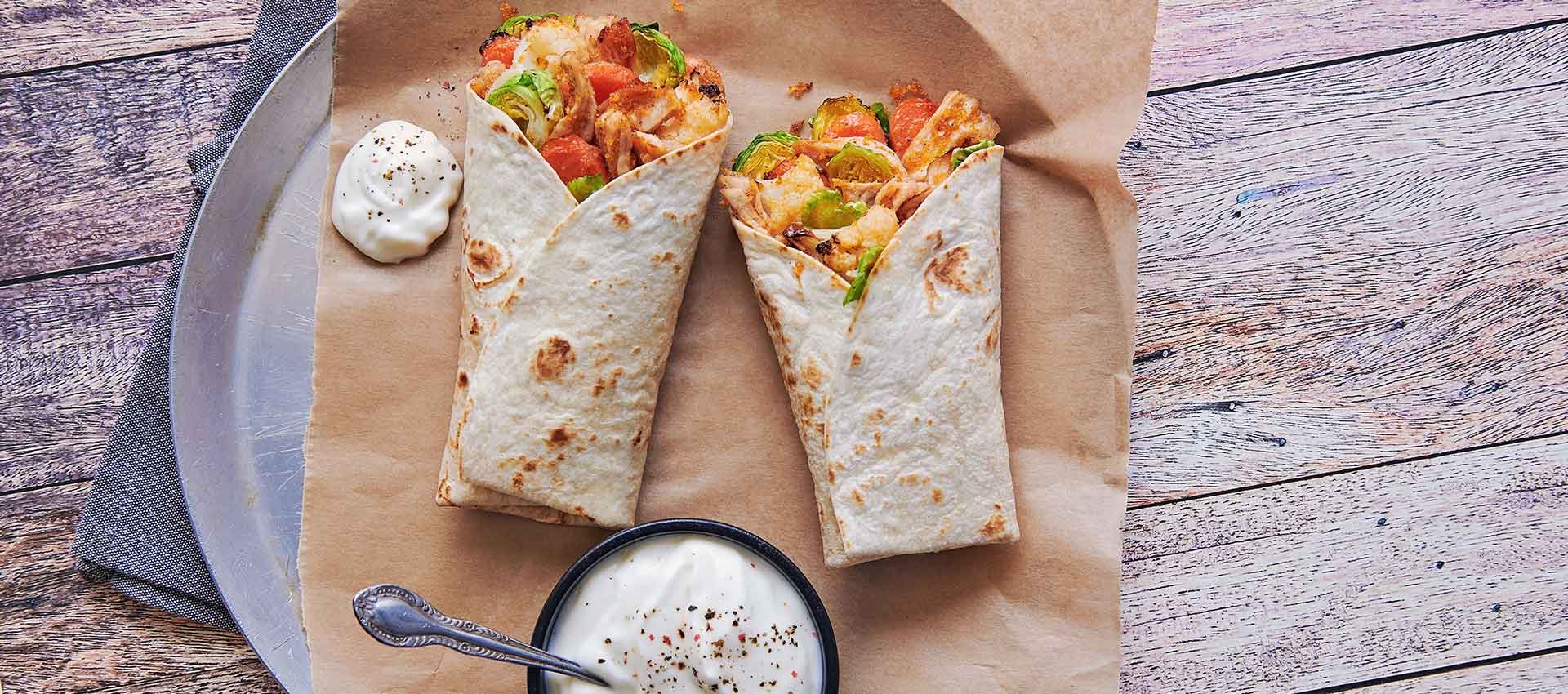 Colombian Turkey & Vegetable Wraps