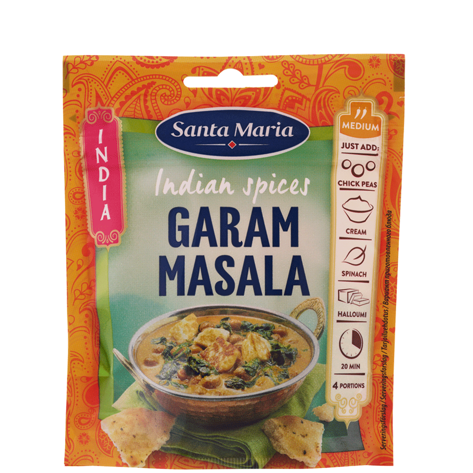 Garam Masala prieskonių mišinys