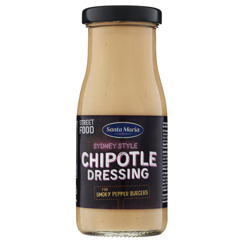 Flaska med Chipotledressing