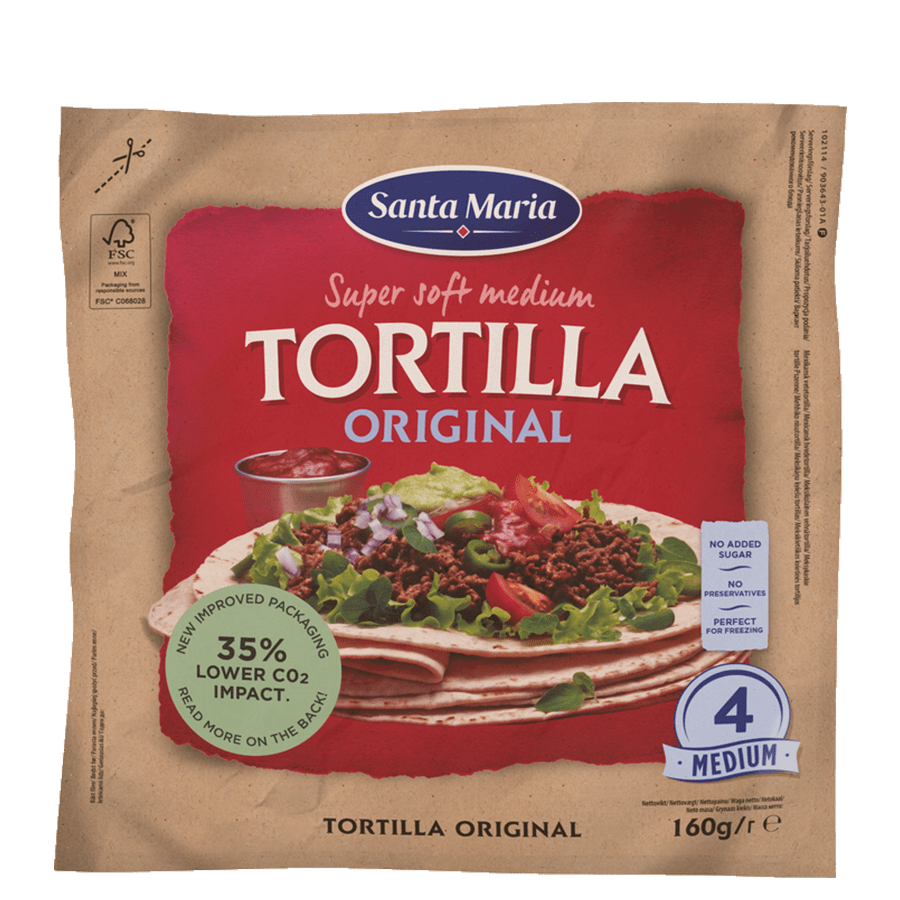 Packet of tortillas