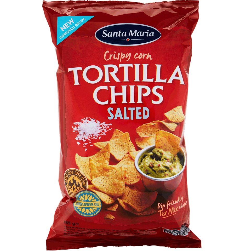 Tortilla Chips með salti