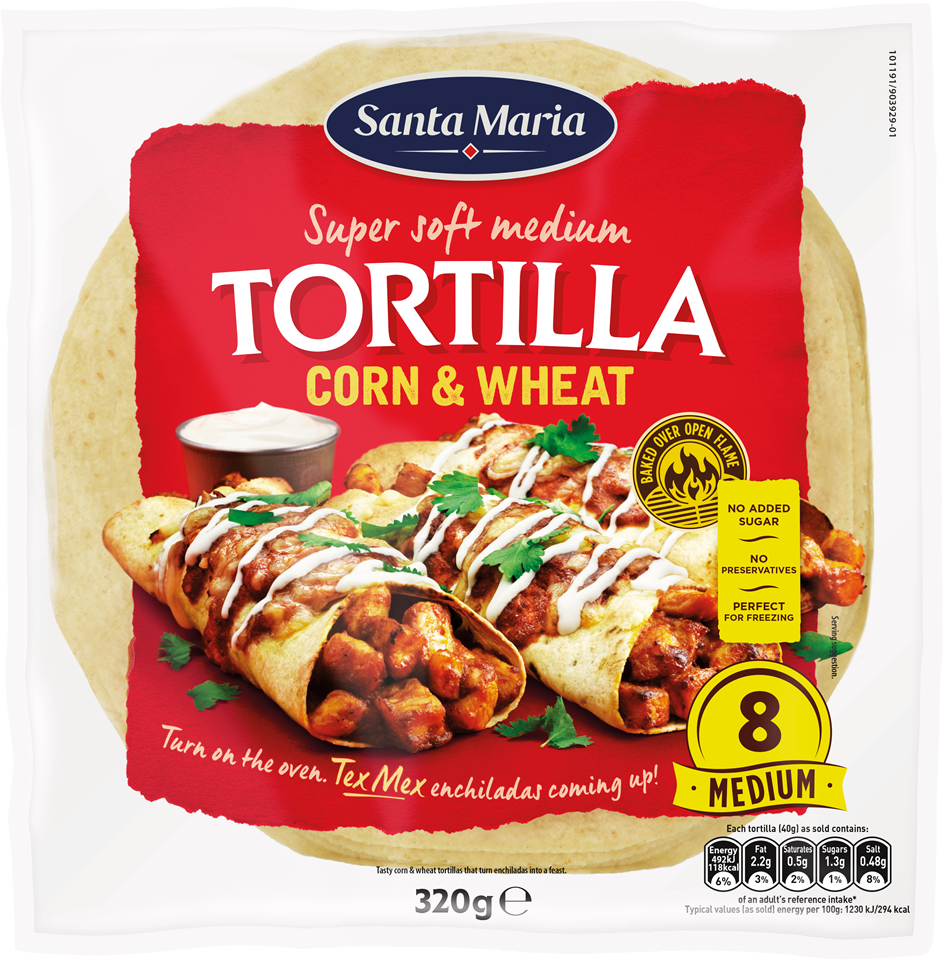 Corn & Wheat Soft Tortillas