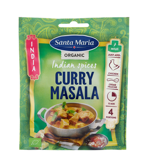 Påse med Indian Spices Curry Masala Organic