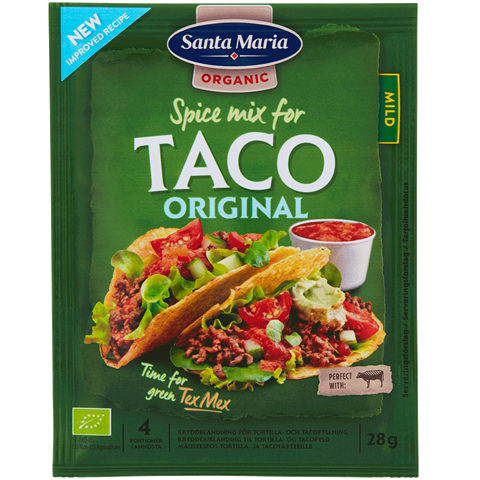 Påse med Organic Taco Spice Mix