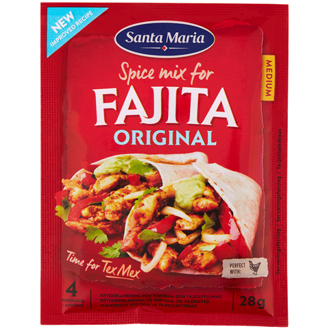 Påse med Fajita Spice Mix Original