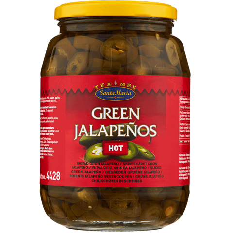 Jalapeños Green Hot 900 g