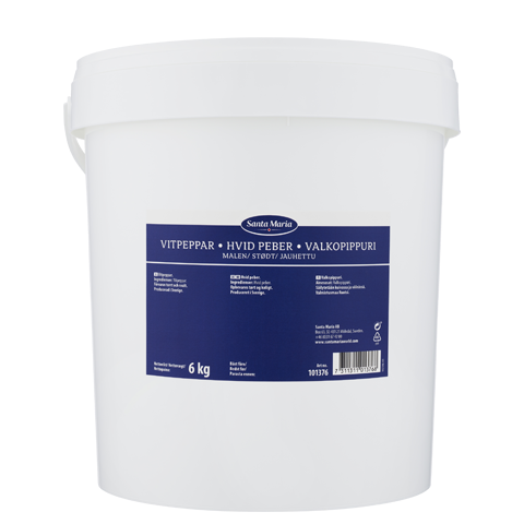 Vitpeppar malen 6000 g