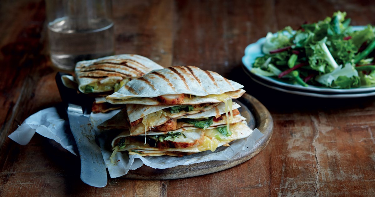 Quesadilla met gegrilde kip Recept van Santa Maria